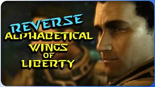 T is for Technical Issues - Reverse Alphabetical Wings of Liberty!