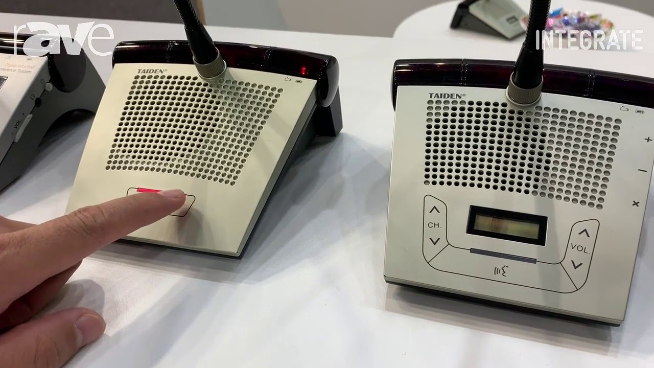 Integrate 2019: Taiden Presents Digital IR Wireless Conference System for Congress Applications