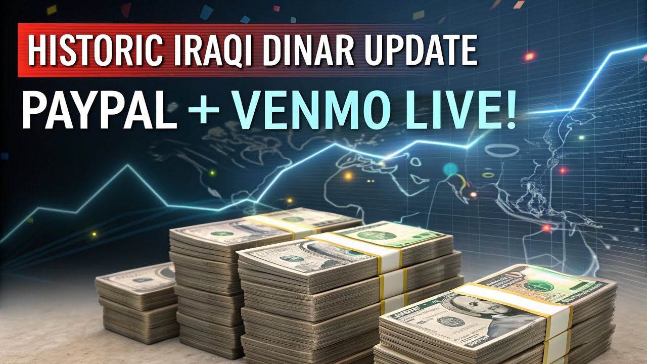 📊 Historic Iraqi Dinar Update 🌍 PayPal + Venmo Integration | Global RV News 💹