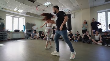 Brazilian zouk demo 24.04 Vlad Belov & Taty Pinarina