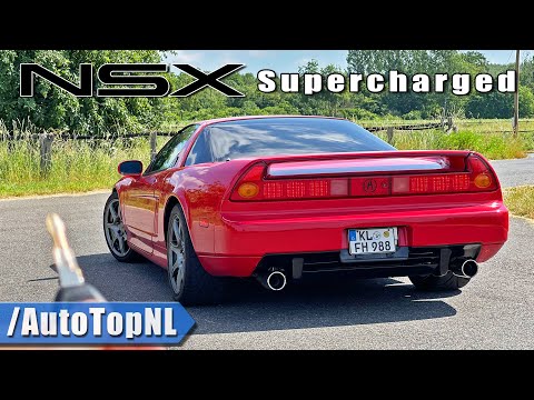 HONDA ACURA NSX *SUPERCHARGED* REVIEW on AUTOBAHN [NO SPEED LIMIT] by AutoTopNL