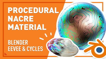 Procedural Nacre Material in Blender - Tutorial