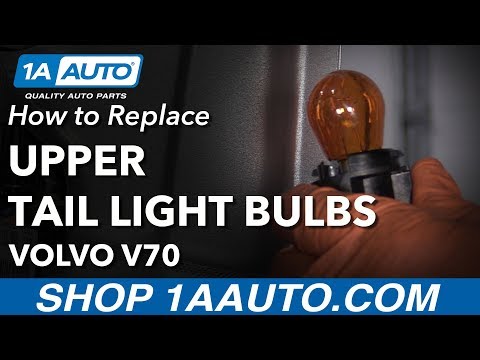 How to Replace Upper Tail Light Bulbs 00-07 Volvo V70