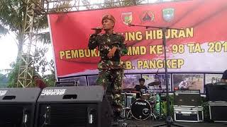 Prajurit TNI ini nyanyi lagu She's gone suara mirip Judika