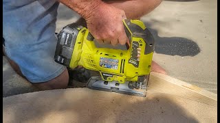 Unleash Precision Cuts with the RYOBI One+ P5231 Cordless Jigsaw! (3000 SPM, LED, Orbital Settings)
