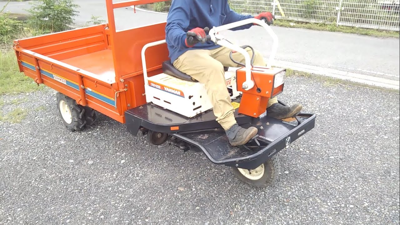 YANMAR 運搬車FG182 ☆ヤンマー:YANMAR:HFDA181R:運搬車:4WD:油圧ダンプ:500Kg:運搬機:6 動画ありセルスタート ガソリン 油圧ダンプ その他