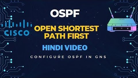 OSPF Configuration on New GNS3 Hindi OSPF Single area configuration | GNS3 lab | Tutorial 🎉🎉🔥
