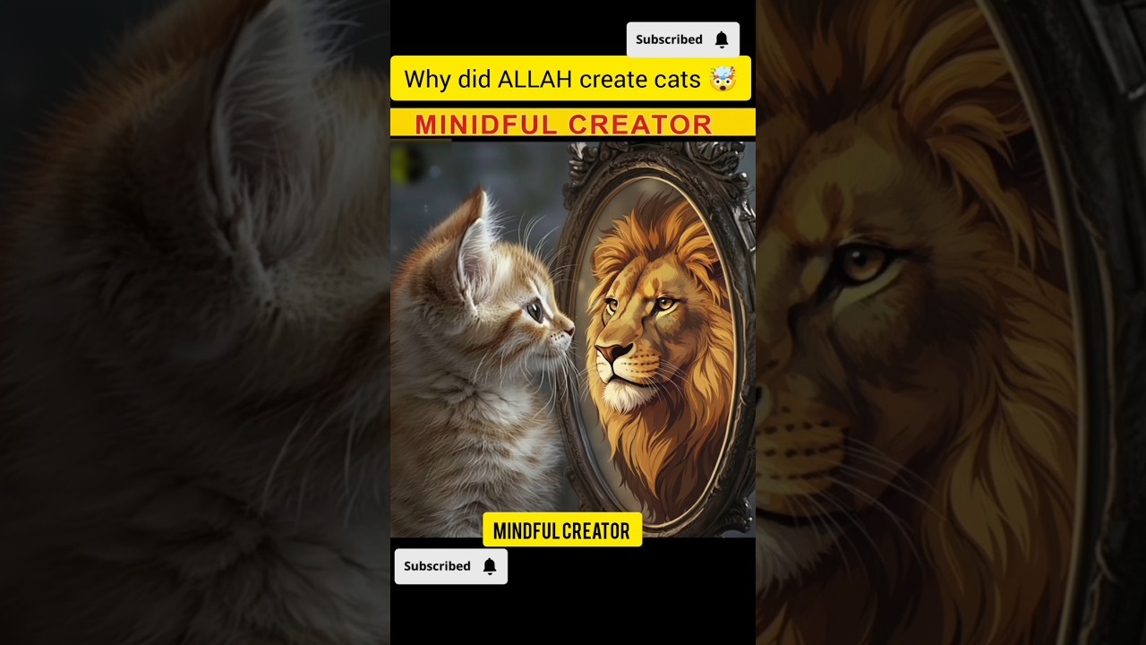 अल्लाह ने बिल्लियों को क्यों बनाया WHY DID ALLAH CREATE CATS # ...