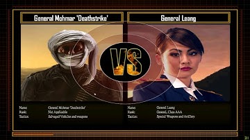 《Command & Conquer Generals shockwave(Mod)》Hard #1 General Mohmar "Deathstrike" VS General Leang