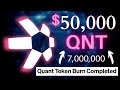 QNT NEWS: $50,000 PREDICTION & 7 Million QNT Token LOCK-UP 🔒 50% SUPPLY SHOCK!!!