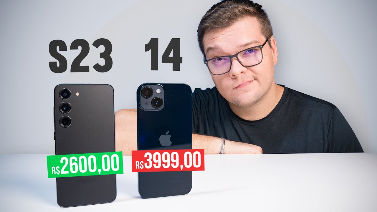 e agora? Galaxy S23 vs iPhone 14! Qual COMPRAR em 2024?