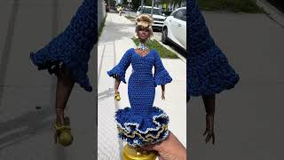 Encargo listo vestido para la muñeca de Celia Cruz #bendiciones