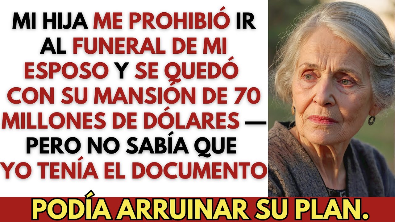 En el funeral de mi esposo, mi hija me cerró las puertas — Pero yo ya iba un paso adelante