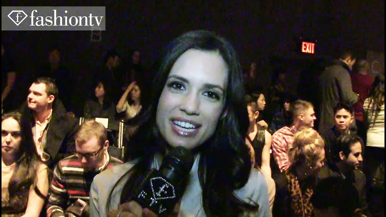 Torrey DeVitto, Gossip Girl's Kelly Rutherford & Matthew Settle at NYFW Son Jung Wan FW12 |FashionTV