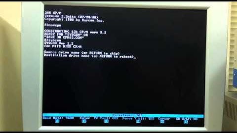 Altair 8800 - Video #18 - Changing CP/M