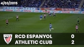 ⚽️ [Copa del Rey 14/15] Semifinal (Vuelta) I RCD Espanyol 0 - Athletic Club 2 I LABURPENA