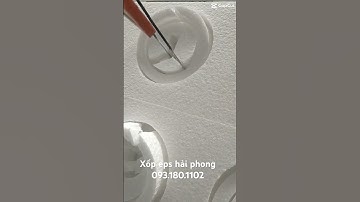 Cắt cnc nhiệt xốp định hình #xop #xopeps