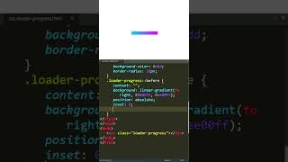 CSS Loader - Progress | Loading Animation #coding