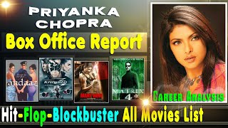 Priyanka Chopra Hit and Flop Blockbuster All Movies List with Box Office Collection Analysis