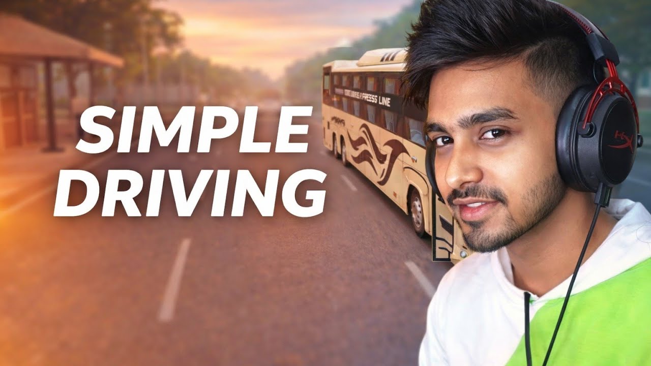 Simple Driving Gameplay | Calm & Smooth Ride