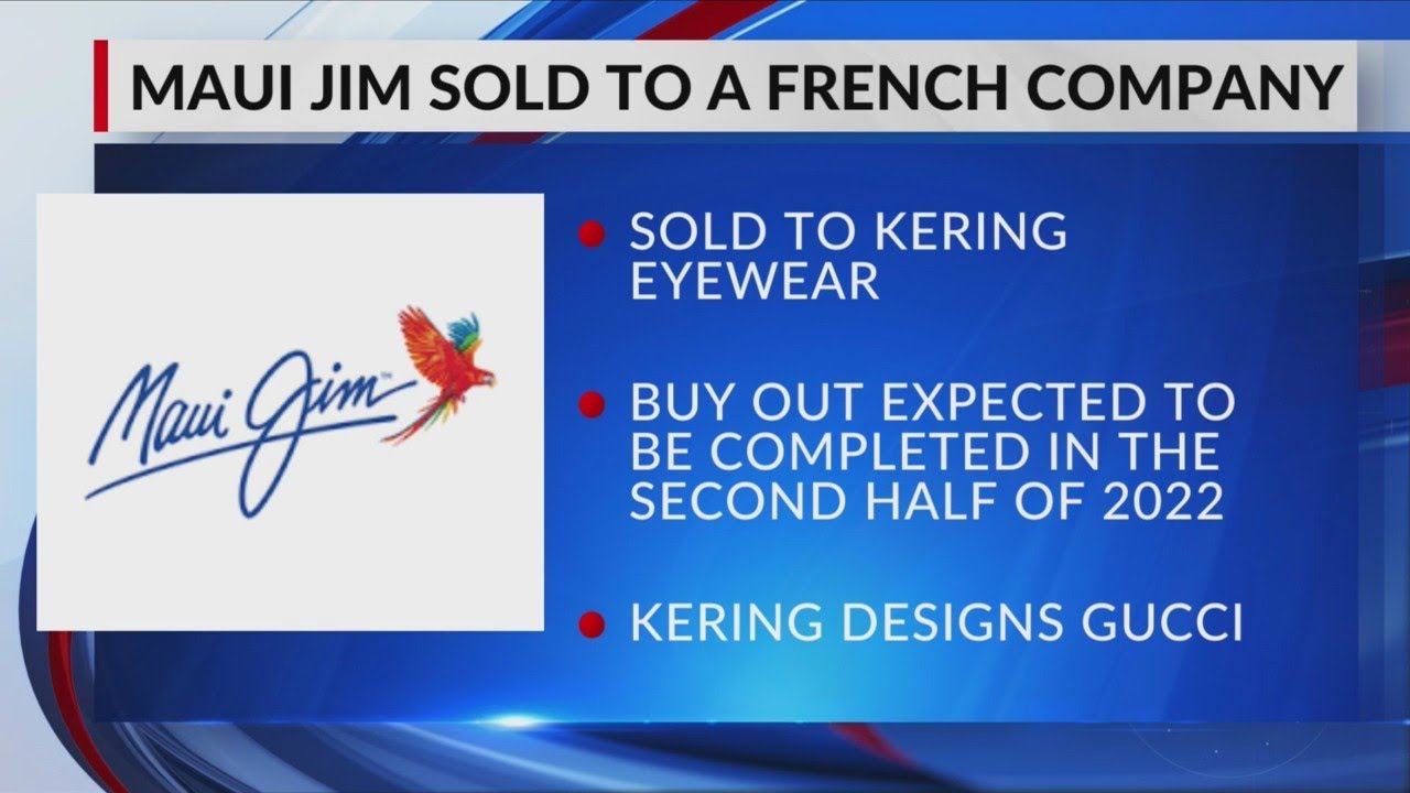Maui Jim sold to Kering Eyewear 
