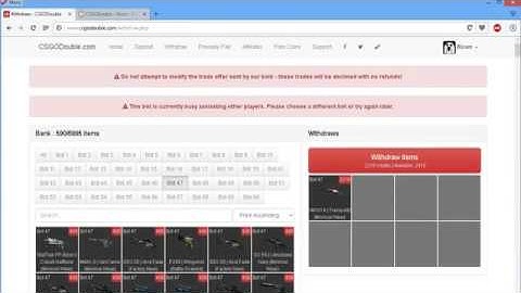 CSGODouble Withdraw BOT SCRIPT #24