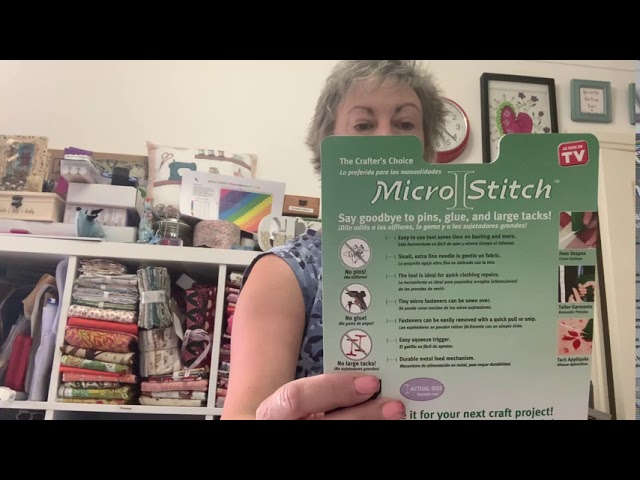 Get yourself a micro stitch! And use it wherever you would use a safet