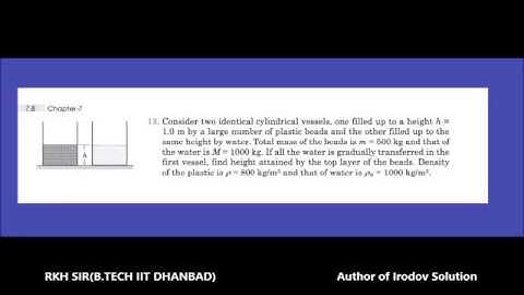 A good level question of Fluid Mechanics explained by RKH SIR