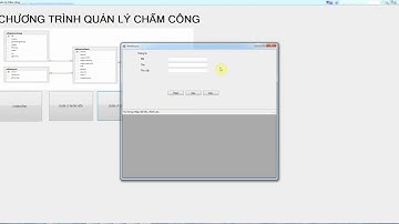 Source code chương trình quản lý chấm công c#- Phần CSDL