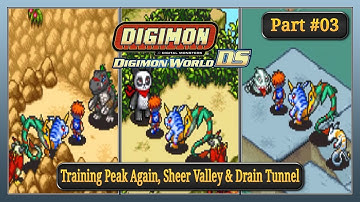 Digimon World DS – Walkthrough Part 3: Return to Training Peak, Sheer Valley & Drain Tunnel