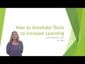 Annotation and Comprehension Quiz