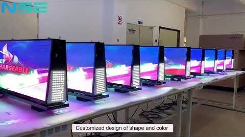 NSE Full Color & High-Quality P2.5 Taxi Top LED Screen for Fast Shipment