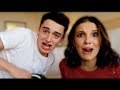 Noah Schnapp And Mille Bobby Brown Kisses 
