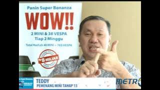 Download lagu Teddy - Pemenang Panin Super Bonanza Tahap 13