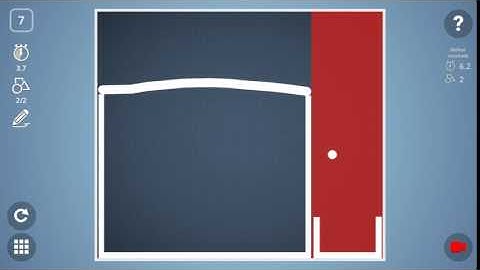 Check out how I solved level 7 in Brain It On! #BrainItOn