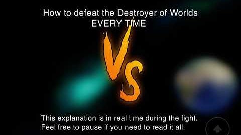 How to defeat the Destroyer of Worlds EVERY TIME (the EASIEST way)