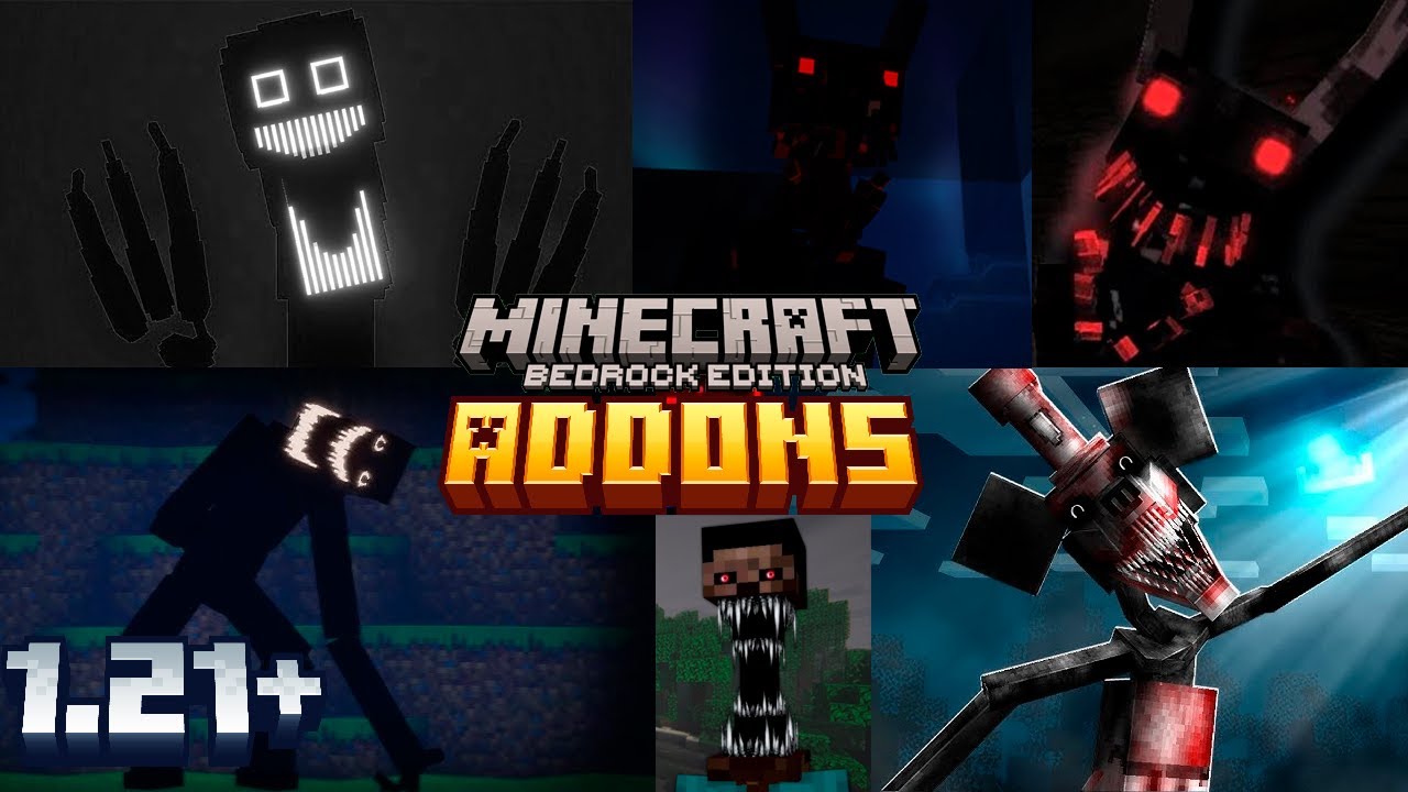 TOP 7 ADDONS DE TERROR que MEJORARÁN tu SURVIVAL en MINECRAFT PE ...