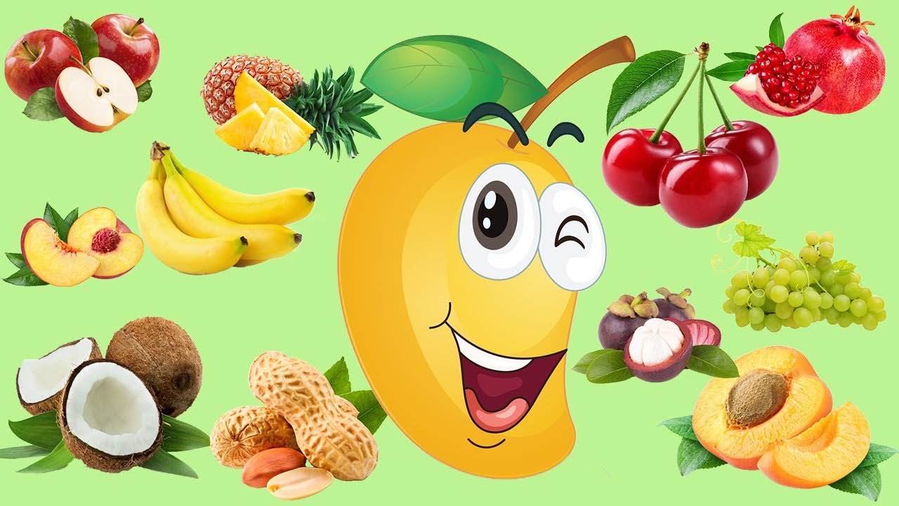 Learn Fruits Name For Toddlers Learning Video For Kids