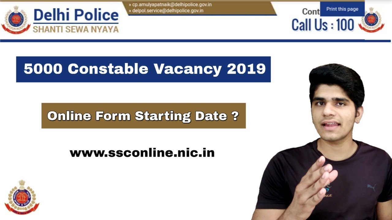 Delhi Police 5000 Constable Recruitment 2019 | Selection Process | Online Forms Starting Date ? job search quotes
