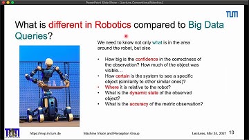 Lecture on Deep Learning vs. Conventional Vision in Robotics Applications