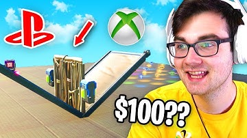 I Hosted a 1v1 Tournament with CONSOLE PLAYERS ONLY for $100 in Fortnite... (underrated)