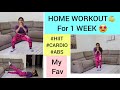 HOME WORKOUT - My Personal Favorite Workouts for  fast WEIGHTLOSS