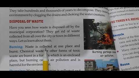 Class 5, SST, Chapter 11,  Our Environment, Video Part 2( Types of wastes)