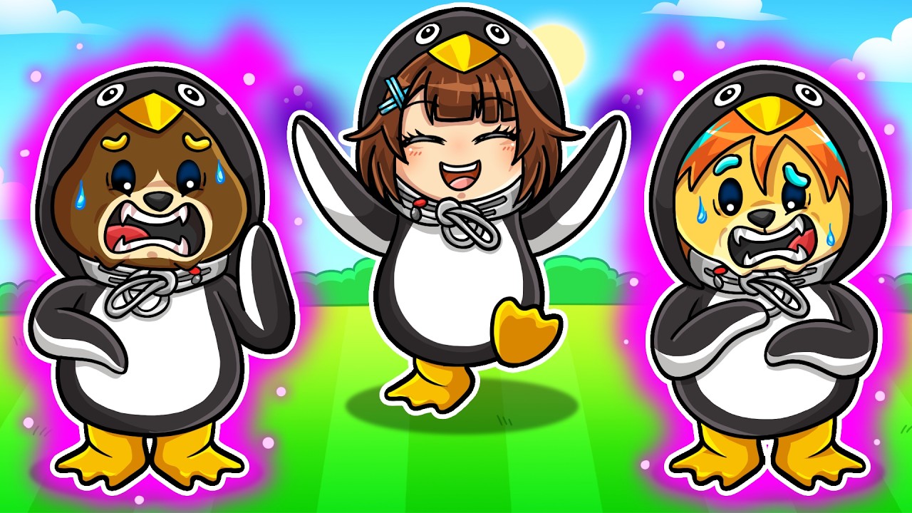 『グーグーガガペンギン』に変身してしまう呪いをかけられてしまった結果🔥【GuguGaga Penguin Roblox ロブロックス】