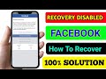 Facebook Account Disable ho gaya hai kaise Theek Karen |Facebook Disable Account Recovery | 100% Sol