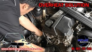 Overheat Solution BMW 320 E90 // How To Replacement Water pump