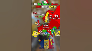 Did Your Country change Sides During WW2? #europe #history #map #mapping #mappinguprising #ww2