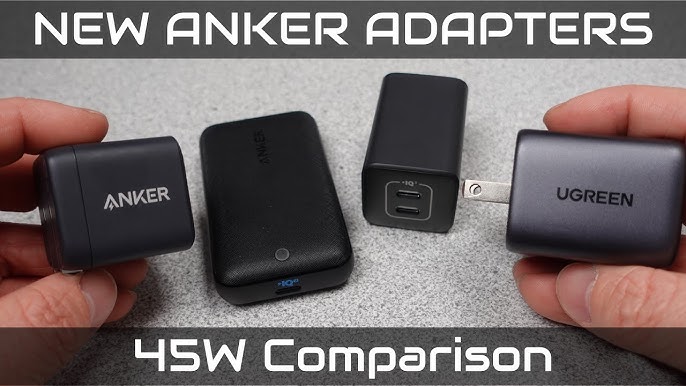 Test des chargeurs USB-C et USB A Anker 30W et Aukey 46W