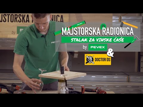 Stalak za vinske čaše - Majstorska Radionica by Pevex - Uradi sam