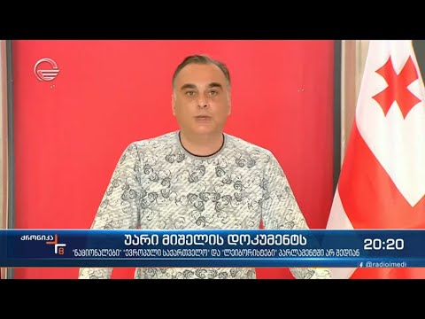 უარი მიშელის დოკუმენტს